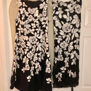 Talbots dress w/ matching shall